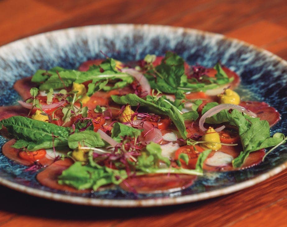 Carpaccio de Salmón Gravlax