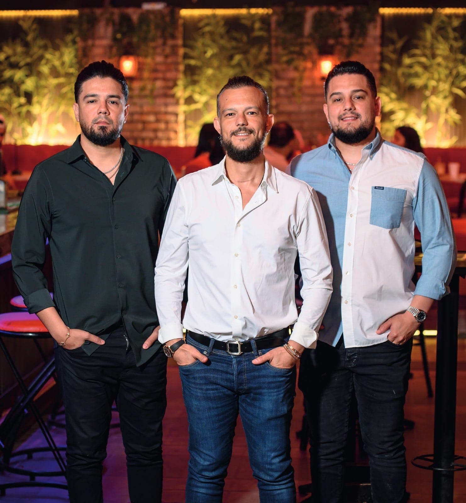 Los hermanos Wilfredo, Carlos y Edward Tejada